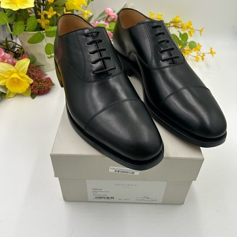 Men’s Heschung 1934 Tilleul leather lace ups  size 10.5 Goodyear sole - Picture 9 of 9